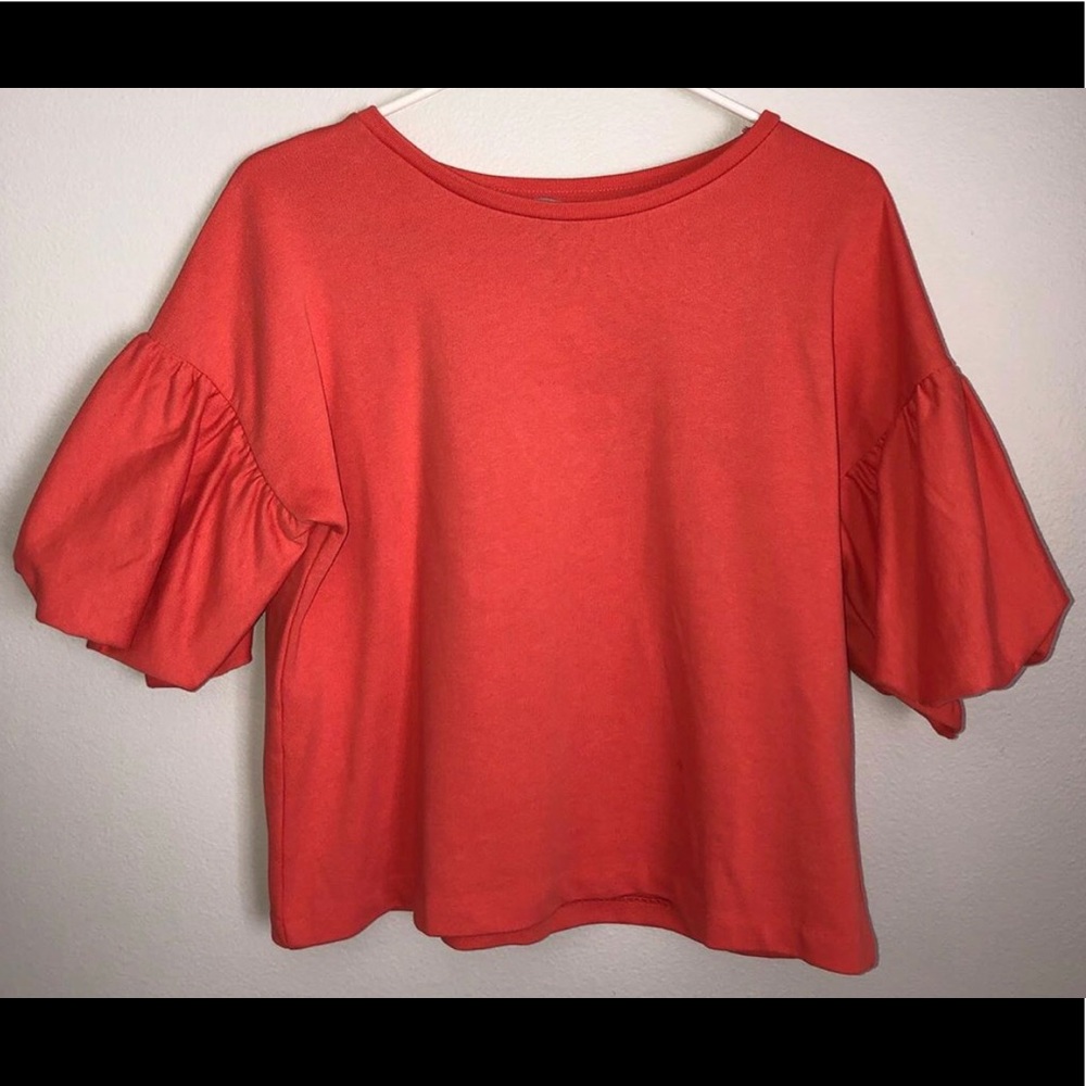 H&M balloon sleeve box top